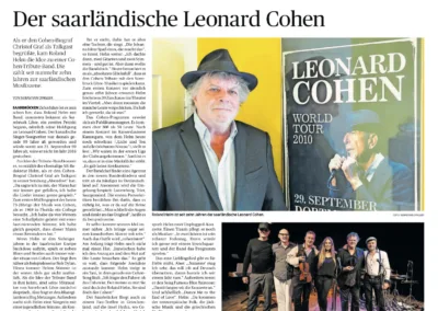 Saarbrücker Zeitung: Der saarländische Leonard Cohen.